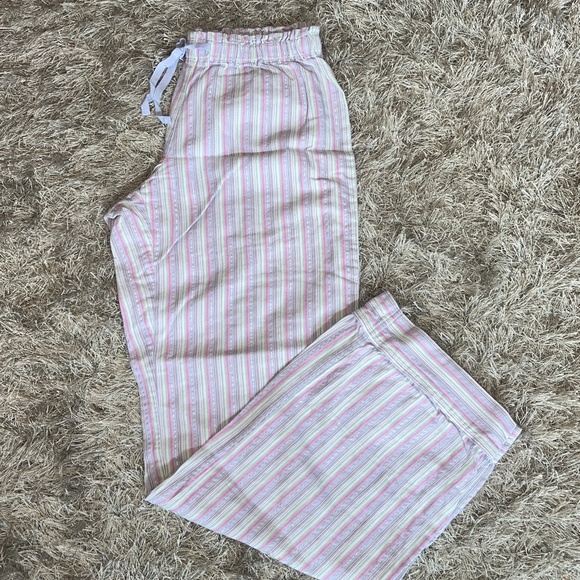 Victoria's Secret Other - Victoria’s Secret Flannel Pajamas Pants with Drawstring Waist Size XS